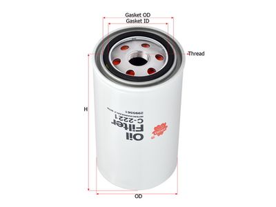 Фильтр масляный SAKURA C2221