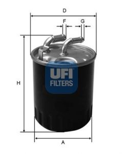 Фильтр топливный UFI 2407700