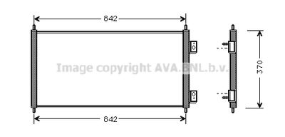 Радиатор кондиционера AVA FD5303