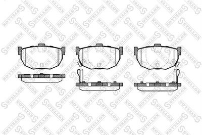Колодки тормозные дисковые STELLOX 305022SX