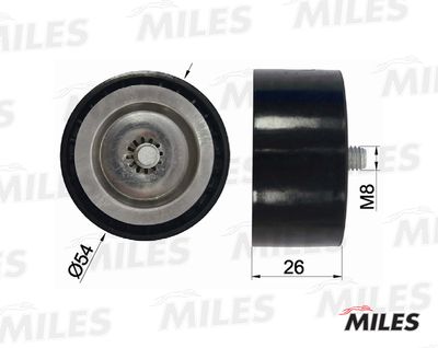 Ролик ремня приводного Miles AG03064