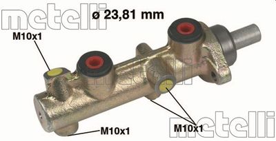 Цилиндр тормозной главный METELLI 050203