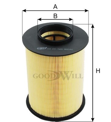 Фильтр воздушный GParts VO31338216