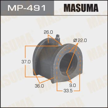 Втулка стабилизатора заднего Masuma MP491