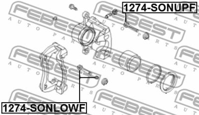 Направляющая тормозного суппорта Hyundai/Kia 581621H000