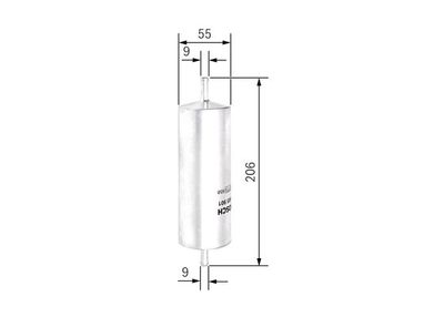 Фильтр топливный BOSCH 0450905901