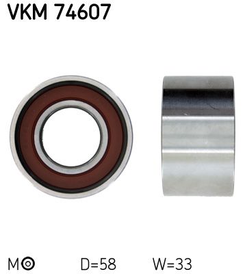 Ролик ремня приводного SKF VKM74607