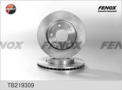 Диск тормозной передний вентилируемый FENOX TB219309