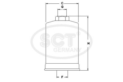 Фильтр топливный SCT Germany ST320