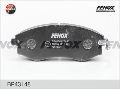Колодки тормозные передние FENOX BP43148