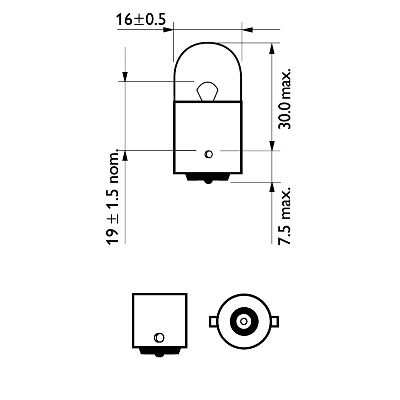 Лампа PHILIPS 12814CP