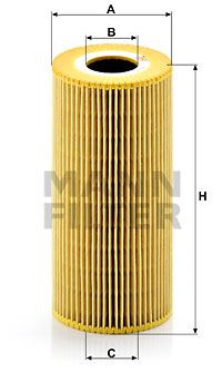 Фильтр масляный MANN-FILTER HU951X