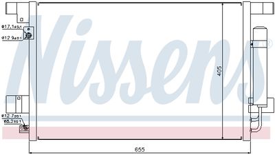 Радиатор кондиционера NISSENS 940029