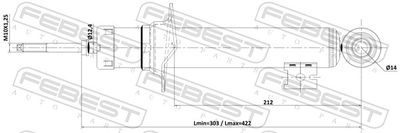 Амортизатор MITSUBISHI 4062A085