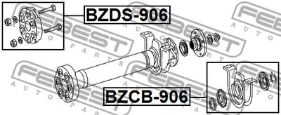 Муфта кардана FEBEST BZDS906