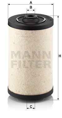 Фильтрующий элемент топлива MANN-FILTER BFU900X