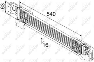 Радиатор масляный NRF 31232