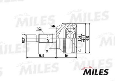 ШРУС наружный Miles GA20398