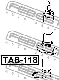 Сайлентблок переднего амортизатора FEBEST TAB118