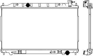 Радиатор SAKURA 33411068