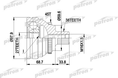 ШРУС PATRON PCV1174