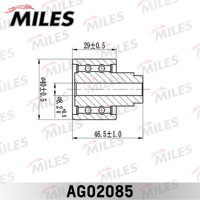 Ролик ремня ГРМ Miles AG02085