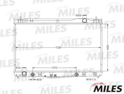 Радиатор Miles ACRB370