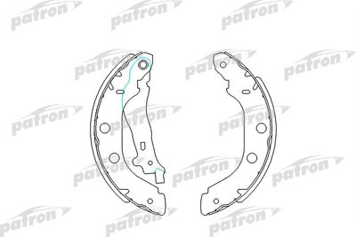 Колодки тормозные барабанные PATRON PSP577