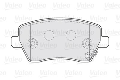 Колодки тормозные дисковые VALEO 301641