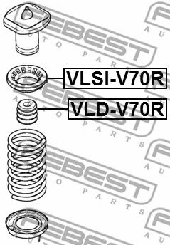 Отбойник амортизатора заднего VOLVO 31277310