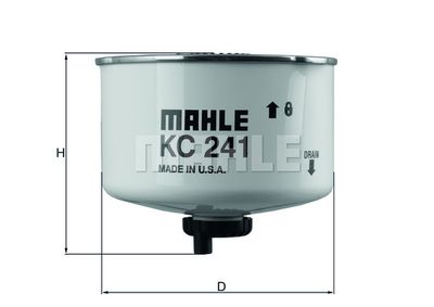 Фильтр топливный MAHLE KC241D