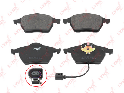 Колодки тормозные передние LYNXauto BD1212