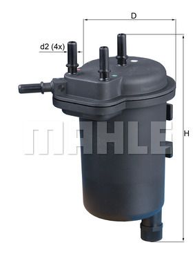 Фильтр топливный MAHLE KL430