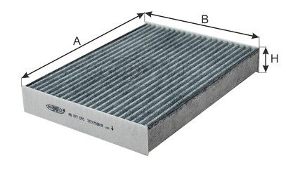 Фильтр салона угольный AMD AMDFC759C