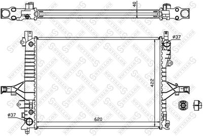 Радиатор STELLOX 1025165SX