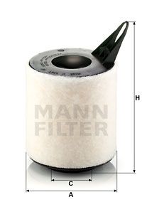 Фильтр воздушный MANN-FILTER C1361