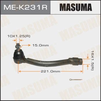 Наконечник рулевой правый Masuma MEK231R