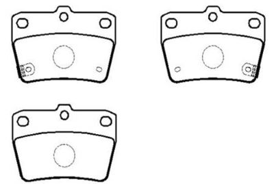 Колодки тормозные дисковые HSB HP8508
