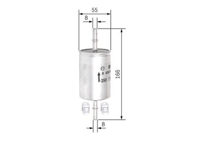 Фильтр топливный BOSCH 0450905316