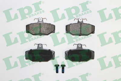 Колодки тормозные дисковые LPR 05P217