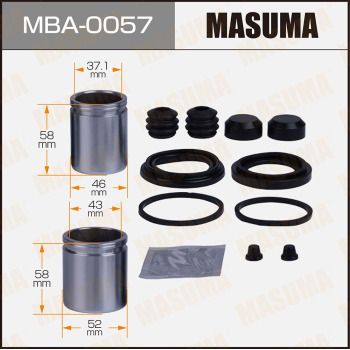 Ремкомплект тормозного суппорта с поршнем Masuma MBA0057