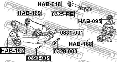 Болт HONDA 90181SFE020