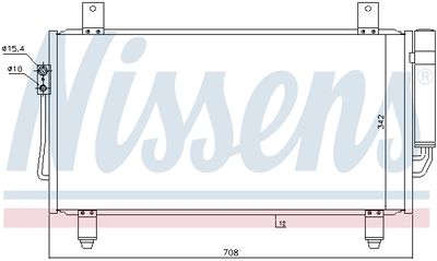 Радиатор кондиционера NISSENS 940435