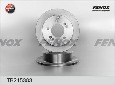 Диск тормозной задний FENOX TB215383
