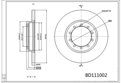 Диск тормозной задний Miles K011317
