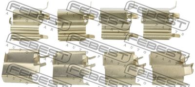 Комплект монтажный дисковых колодок FEBEST 0703JB416FKIT