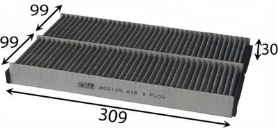 Фильтр салона JS ASAKASHI AC0125CSET