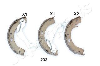 Колодки тормозные барабанные JAPANPARTS GF232AF