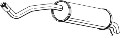 Глушитель задний BOSAL 220017