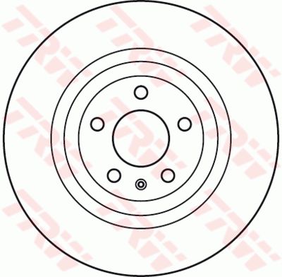 Диск тормозной TRW DF4893S